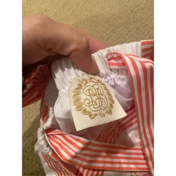 TBBC Beaufort Bonnet Sayre Sunsuit 12-18m Custom Cutest Pumpkin in the Patch - Picture 4 of 6